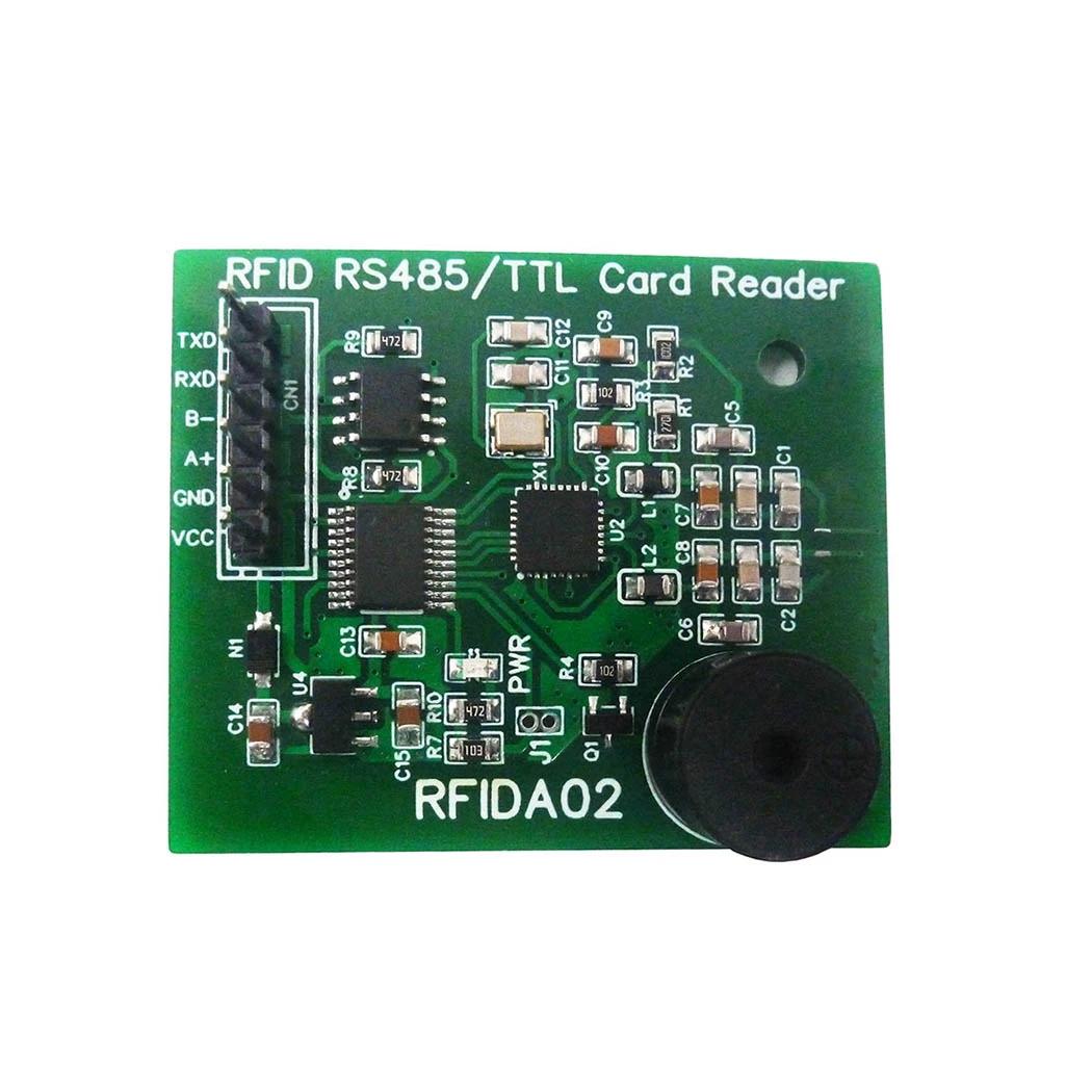 RFIDA02 RS485 RS232 UART 13.56MHz RFID  , RC522 CV520, M1 S50 S70 NFC RFID UID IC ī